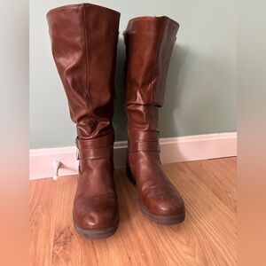 Maurice’s Veronica knee high wide calf boots